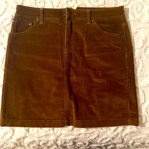 Stretch corduroy skirt, size 10